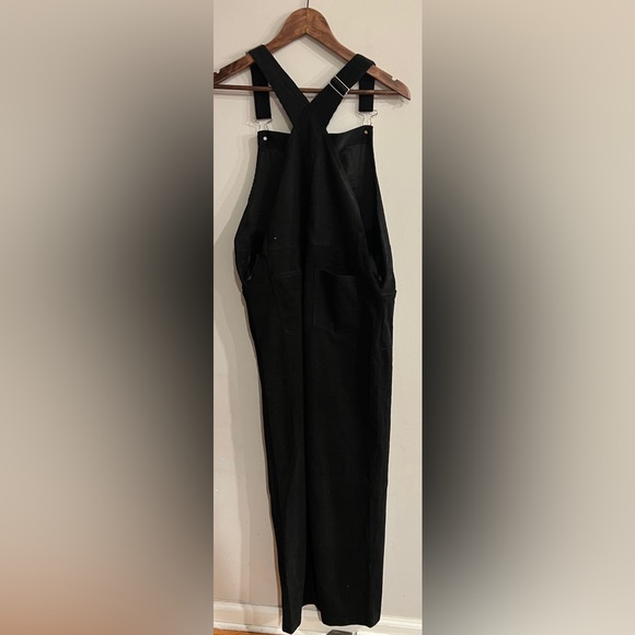 Women’s Black Corduroy Overalls Size M - Picture 2 of 2